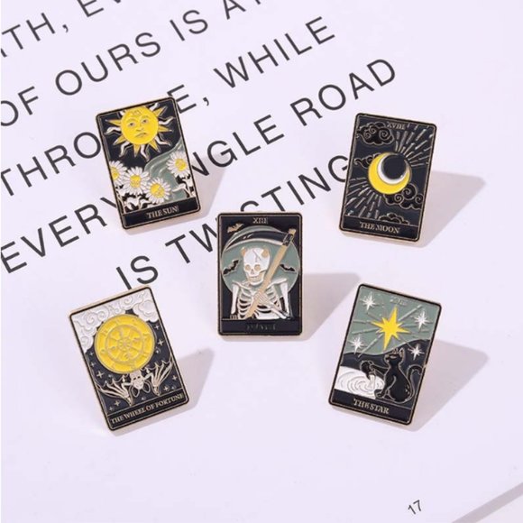 ๐50% OFF/3+...Tarot Card "The Sun" Pin - Picture 4 of 5